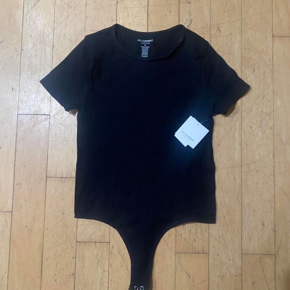 No-comment Women's Black Bodysuit
